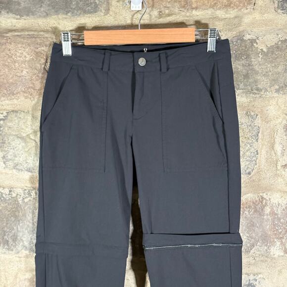 Spyder Convertible Pants Shorts Woman's Small Black Nylon Gorpcore Outdoor - Picture 2 of 16